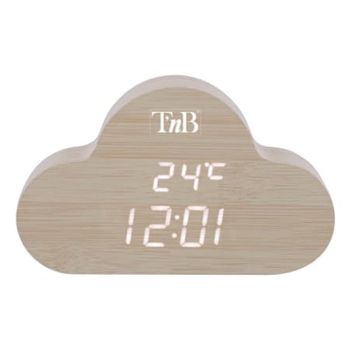 T'nB CLOCKCLWD despertador Reloj despertador digital Madera
