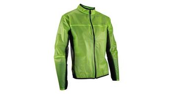 Chaqueta de lluvia leatt racecover verde lima