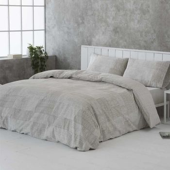 Funda Nórdica Lezo 100% Algodón Orgánico Beige  Cama 150