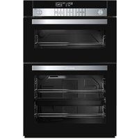 grundig gedm47000b electric built-under double oven - black black