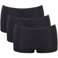 sloggi shorty  boxer pack de 3 minishorts go daily cotton para mujer