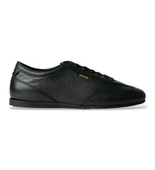 BOSS para hombre. 50573525 Zapatillas de piel Lineor Lowp negro (40), Cordones, Casual