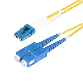 Cable de fibra óptica LC a SC OS2 monomodo 5m StarTech.com dúplex LSZH