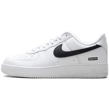 Nike Zapatillas Air Force 1 Low Supreme White Black para mujer