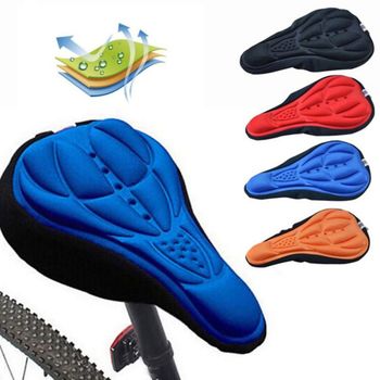 Nueva Funda de Asiento de Bicicleta 3D Suave, Transpirable, Cómoda, con Almohadilla de Espuma, Ajuste Elástico Universal, Accesorios para Bicicleta de Montaña