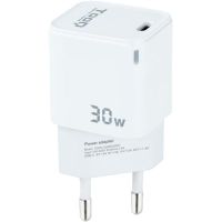 cargador de dispositivos moviles tooq tqwc-ganpd30wt gan usb-c 30w blanco compacto