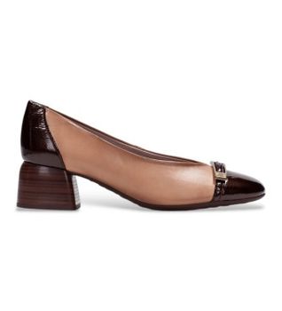 Hispanitas para mujer. BHI264922 Zapatos de Piel Varsovia marrón (40), 1 a 3cm, Ninguno, Clásico
