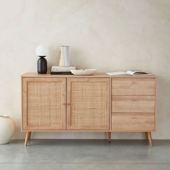 Aparador de caña, 150cm, natural