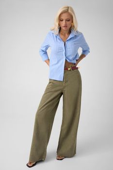 Pantalones Wide-Leg