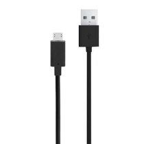 Cable de 1 m, USB A, Micro-USB B, USB 2.0, Macho/Macho, Negro