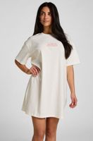 hunkemoller camison de cuello redondo blanco