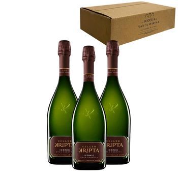 Celler Kripta Icònic Gran Reserva Brut - Pack 3 Botellas 75 Cl - 11,5% Vol.