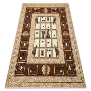 Alfombra Bcf Morad Dzeta Geométrico, Clásico - Beige 160x220 Cm