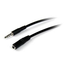 Cable de 2m de ExtensiÃ³n Alargador de Auriculares Headset Mini-Jack 3,5mm 4 pines Macho a Hembra