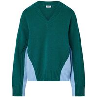 liu jo jersey punto color block en lana para mujer
