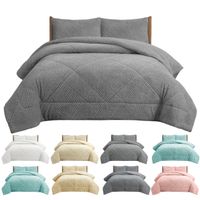 novotextil edredon invierno sherpa extra grueso 560grm2 efecto borreguito - suave calido y transpirable con 1 o 2 fundas almohada 50x70
