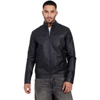 brave soul cazadora de cuero gt60072 para hombre