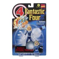 marvel - legends series retro figura mujer invisible  4 anos