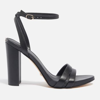 Guess Women's Fynlee Leather Heeled Sandals - UK 8