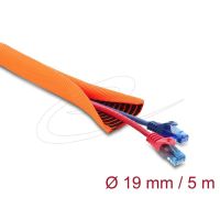 pasacables delock 19028 naranja poliester 5 metros