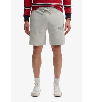 Superdry para hombre. M7110491A Pantalón Corto Ath gris (L), Casual, Algodón