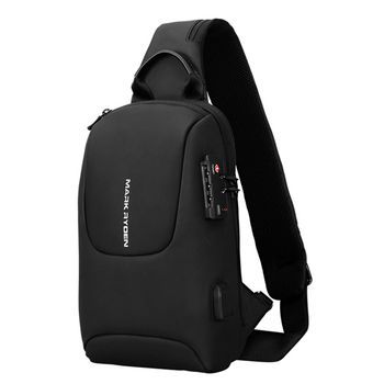 Bolso De Hombros Cruzados (a Prueba De Agua, Con Carga Usb)