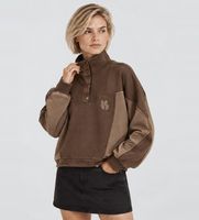 bash para mujer 1h26jess sudadera jessy marron 36 casual algodon