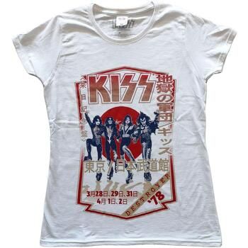 Kiss Tops y Camisetas Destroyer Tour 78 para mujer