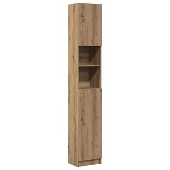 Mueble De Baño Artisan Oak 32x25,5x190 Cm Madera De Ingeniería Vidaxl