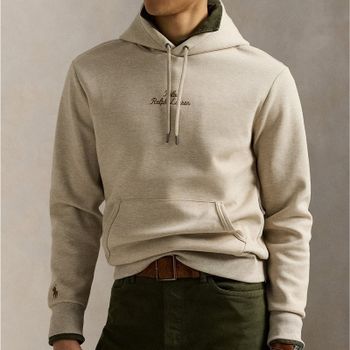 Polo Ralph Lauren Chain-Stitch Cotton-Blend Hoodie - XL