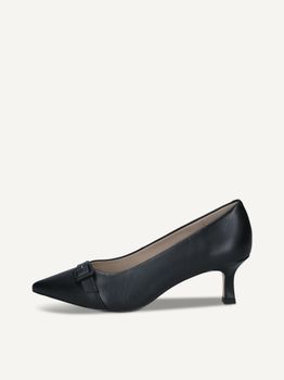 CAPRICE Pumps, black, made of Leather with Queenie, Size 41