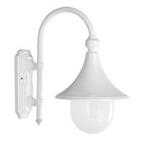 dopo lighting - aplique de pared trom ip44 e27 mx 42w blanco