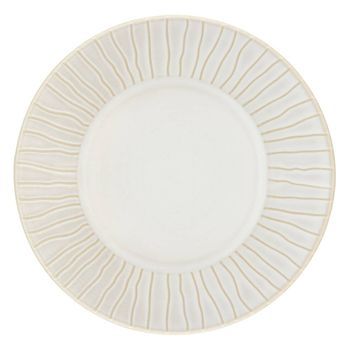 Lote De 6 Platos Hondos Con Borde Rayado Camille, 20 Cm, Blancos - Atmosphera Createur D'interieur
