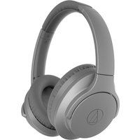 audio technica quietpoint ath-anc700bt wireless bluetooth noise-cancelling headphones - grey grey
