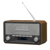 denver electronics dab-18 radio personal analogico y digital negro gris
