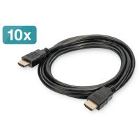 digitus cable hdmi machomacho 2m negro 10x unidades