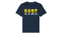 camiseta azul  p iconos  p del tour de francia