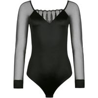 lisca body lovelace body brasileno de manga larga con aros para mujer