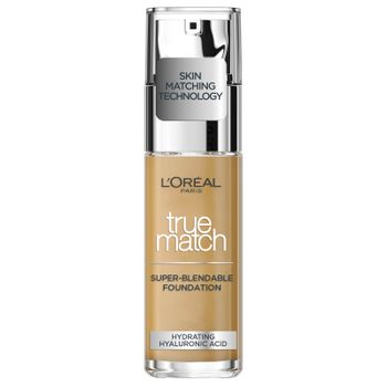 L'Oréal Paris True Match Liquid Foundation with SPF and Hyaluronic Acid 30ml (Various Shades) - 4W Golden Natural
