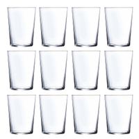 juego de 12 vasos vidrio 53 cl