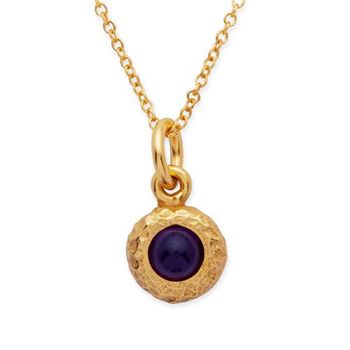 Cadena de plata 925 chapado en oro colgante piedra de luna