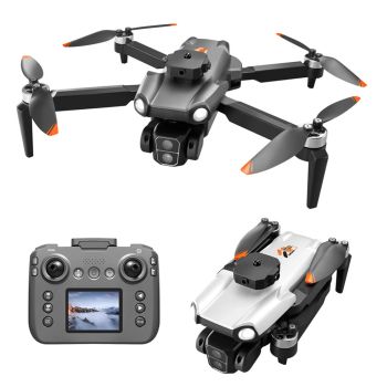 YLR/C S119 WiFi FPV con controlador de pantalla LCD HD y cámara dual, gimbal servo, evitación de obstáculos de 360°, dro