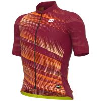 ale pr-r green speed short sleeve jersey - m - burgundy