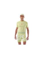 camiseta de trail compressport trail racing ss hombre amarillo