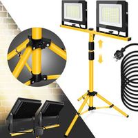 construccion led halogena sobre soporte rsl006-2x100n