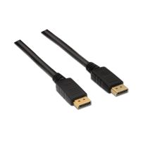 cable displayport aisens a124-0130 3m 4k60hz dp macho blindaje oro cobre ofc negro