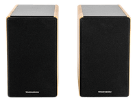 altavoz de estanteria - thomson ws902duo 150 w bluetooth mando a distancia ecualizador marrongrisnegro