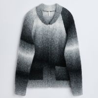 sunflower brushed-knit ombre cardigan - m