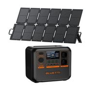 kit estacion de energia bluetti ac70p  panel solar 220 w 864 wh