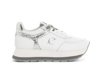 running para mujer con inserciones laminadas. white 35
